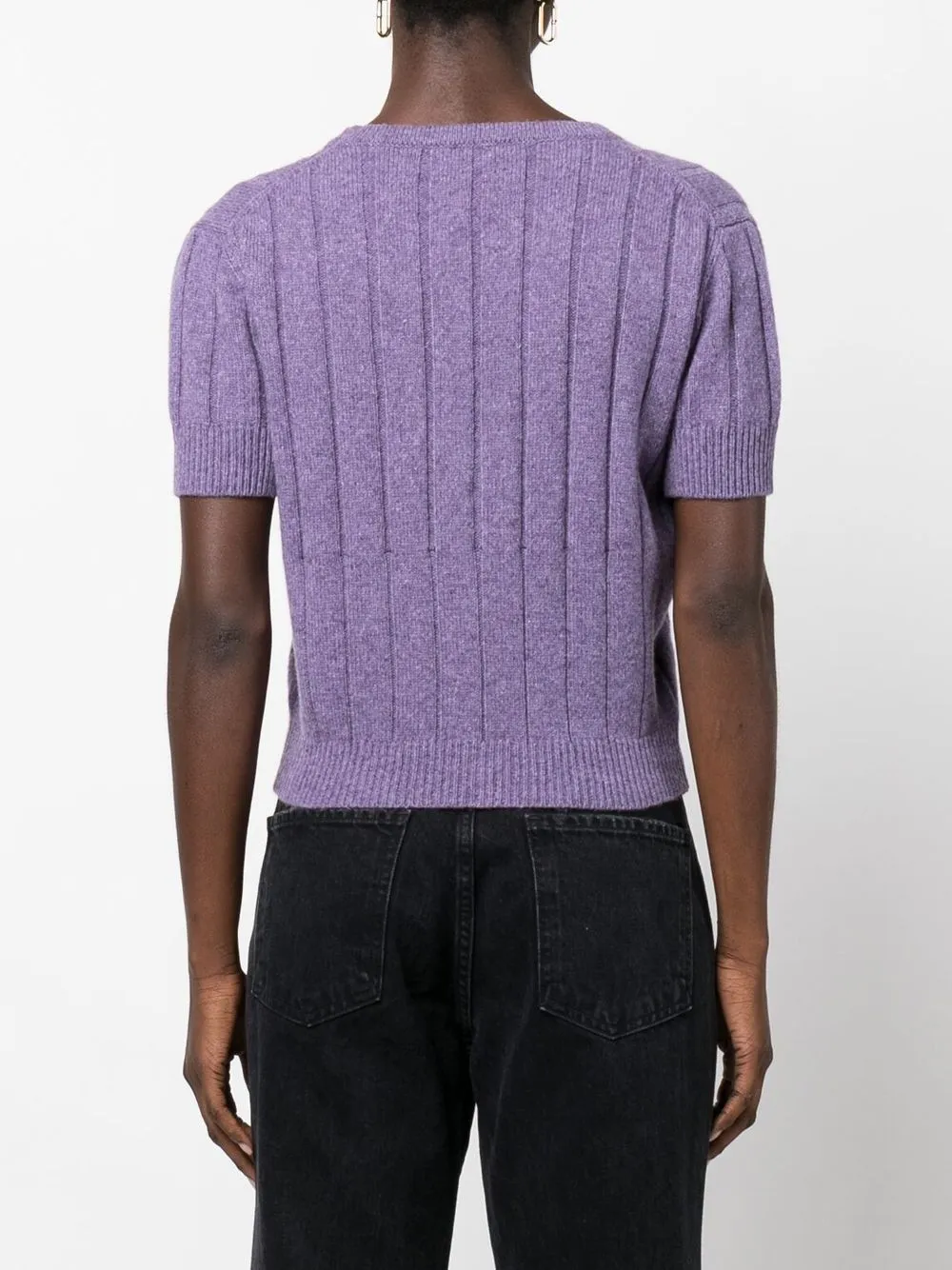 KHAITE Maryam short-sleeved Knit Cardigan - Farfetch