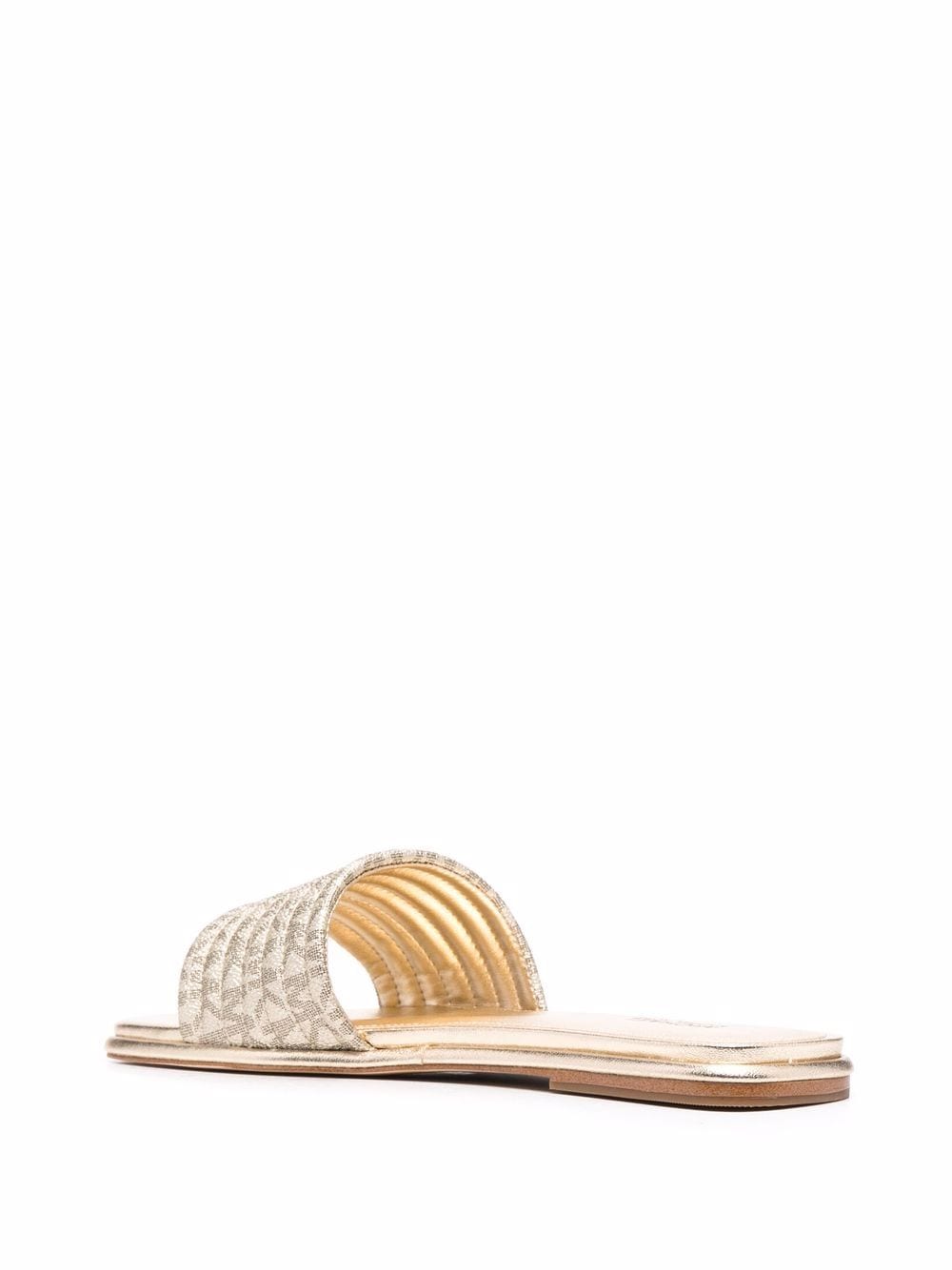 Michael Kors Sadler Quilted logo-print Slides - Farfetch