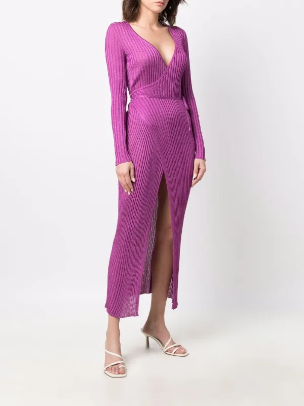 Antonella Rizza V-neck Ribbed Knitted 