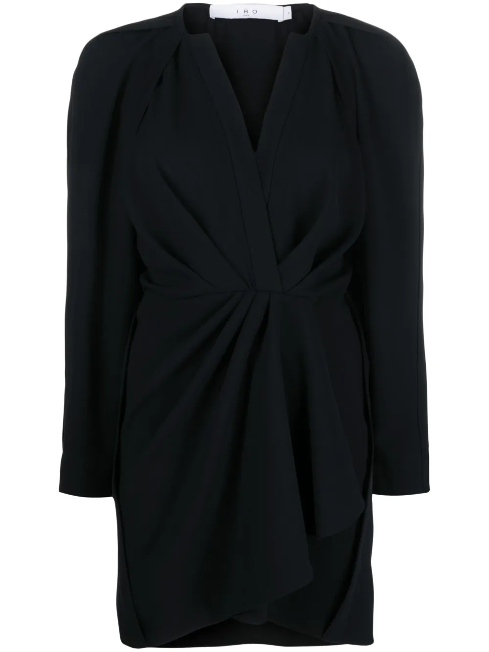 

IRO long-sleeve ruffle-detail dress - Black