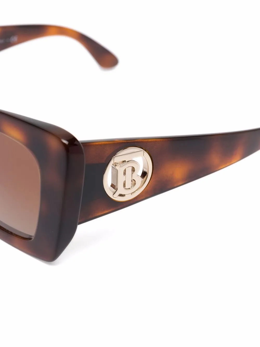 Burberry Eyewear Zonnebril met cat-eye montuur Bruin