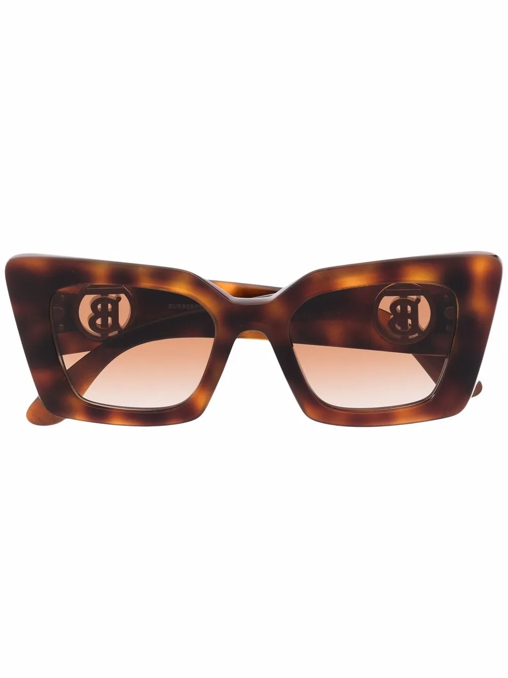 Burberry Eyewear Zonnebril met cat-eye montuur Bruin
