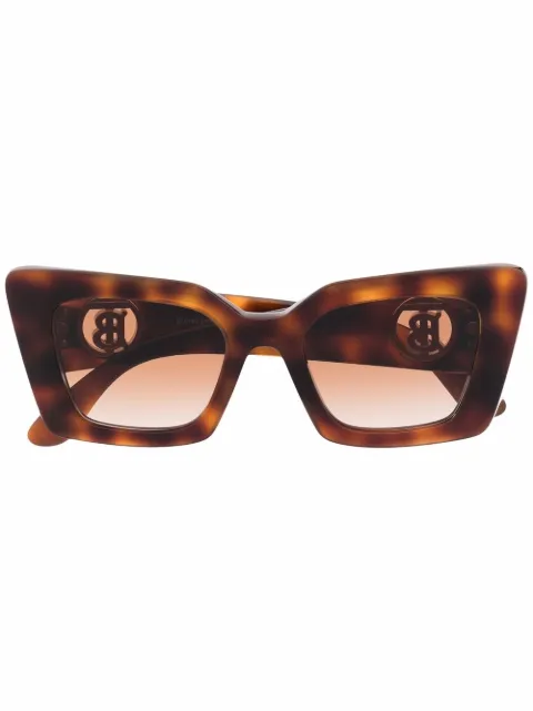 Burberry Eyewear cat-eye tortoiseshell sunglasses