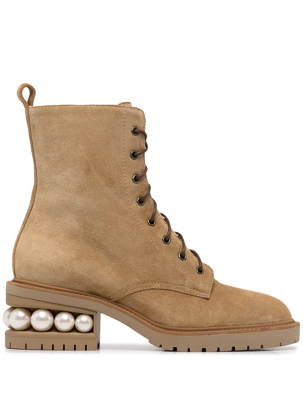 

Nicholas Kirkwood CASATI 40mm combat boots - Brown