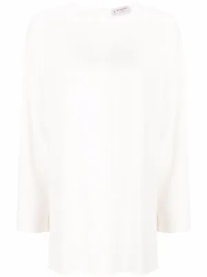 Blusa con ruches Bianco Farfetch Abbigliamento Bluse e tuniche Bluse 