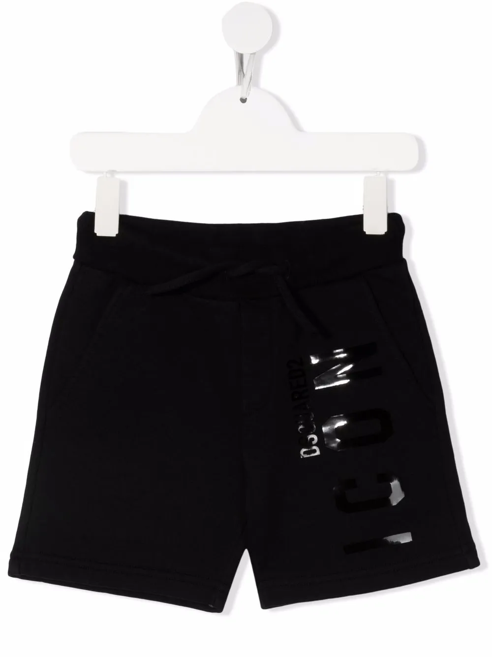 Dsquared2 Kids shorts con logo estampado - Negro