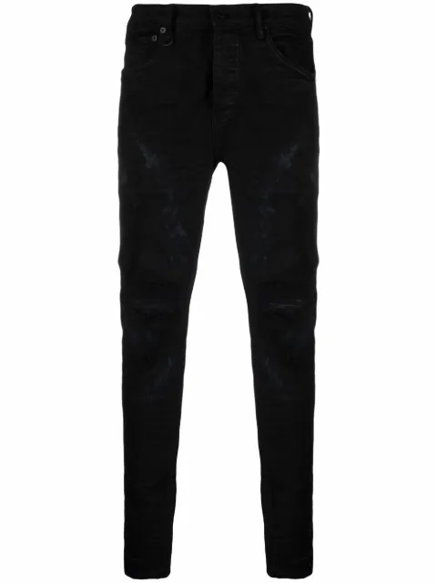 Purple Brand low-rise ripped skinny jeans