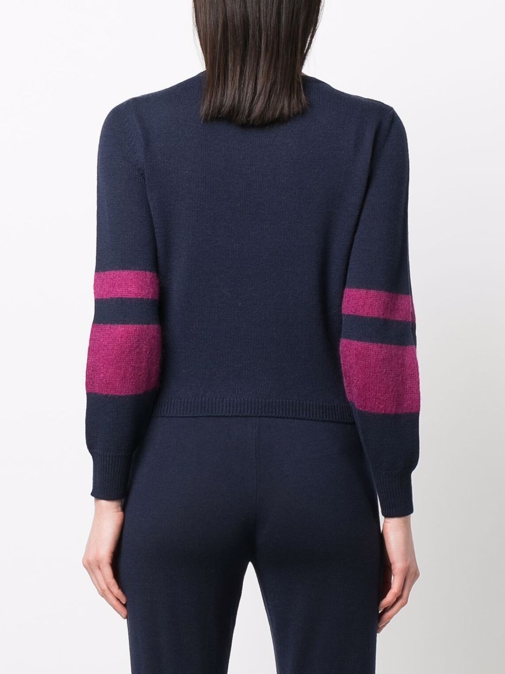 фото Antonella rizza thelma stripe-trim jumper