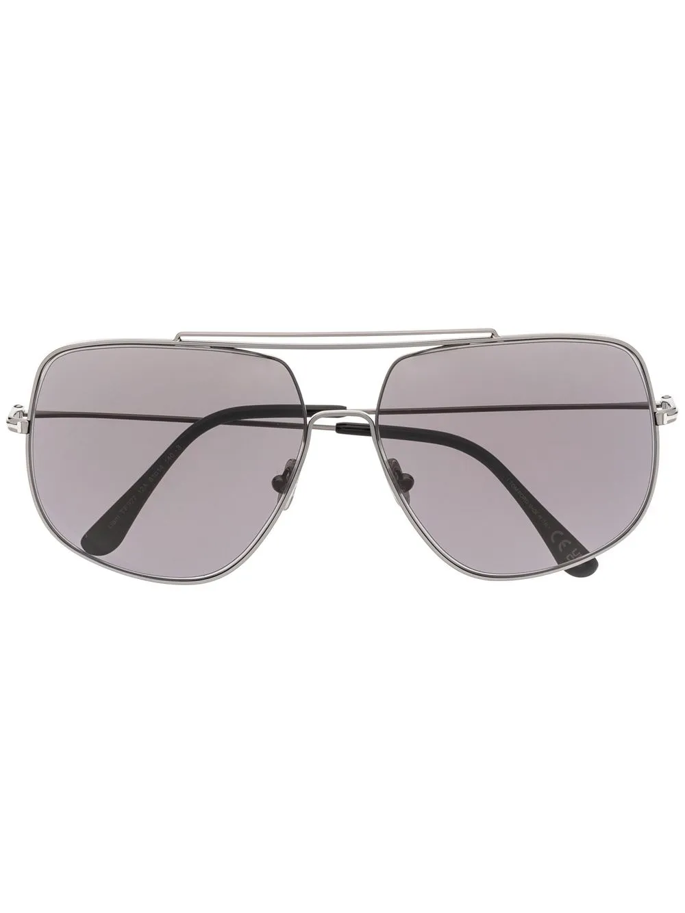 

TOM FORD Eyewear lentes de sol estilo piloto con micas de color - Plateado