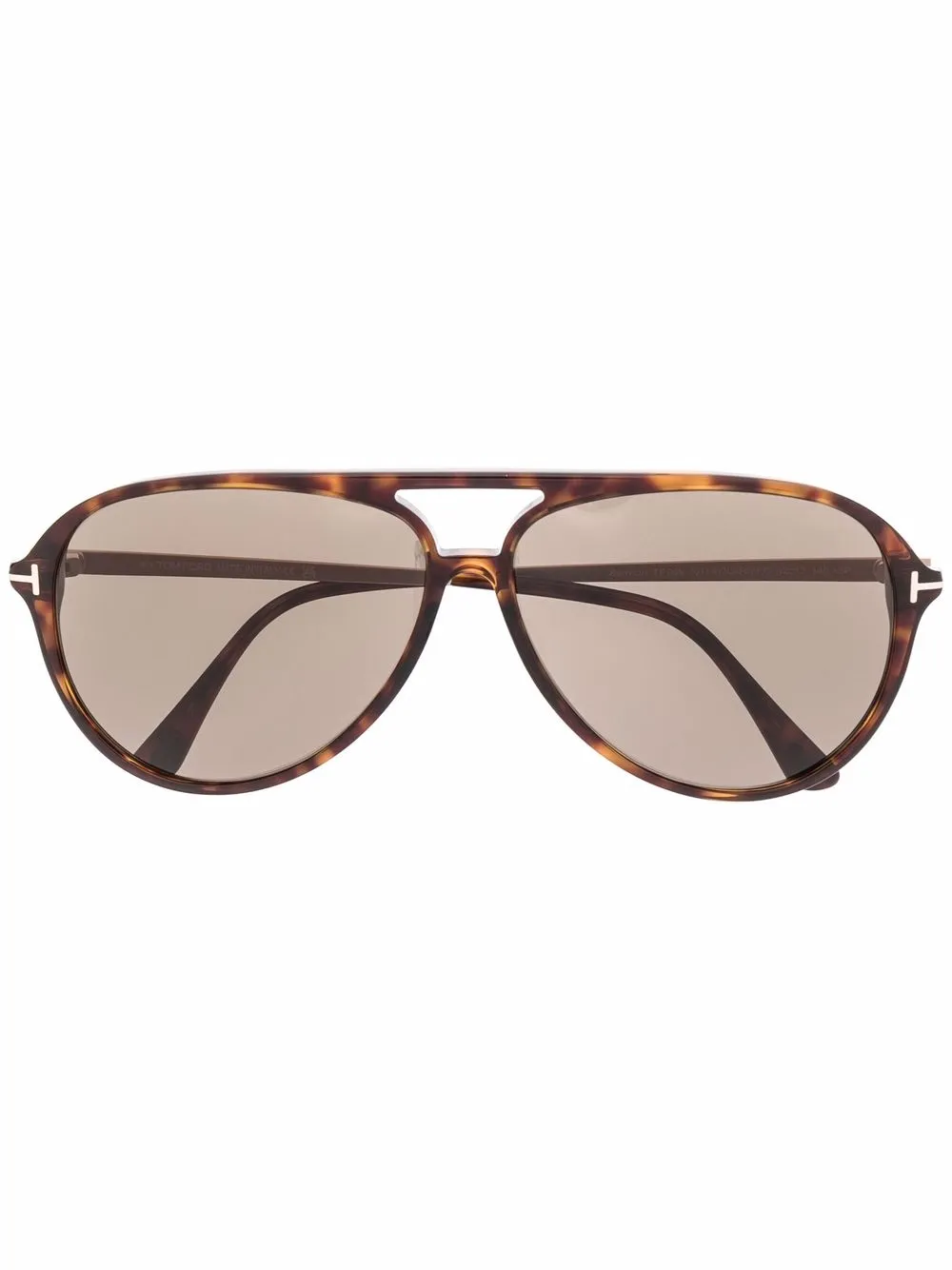 TOM FORD Eyewear tinted pilot sunglasses | Brown | Image 1