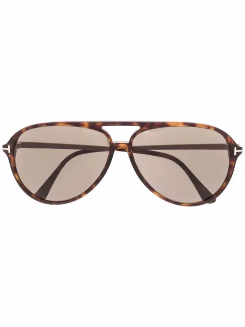 TOM FORD Eyewear tinted pilot sunglasses