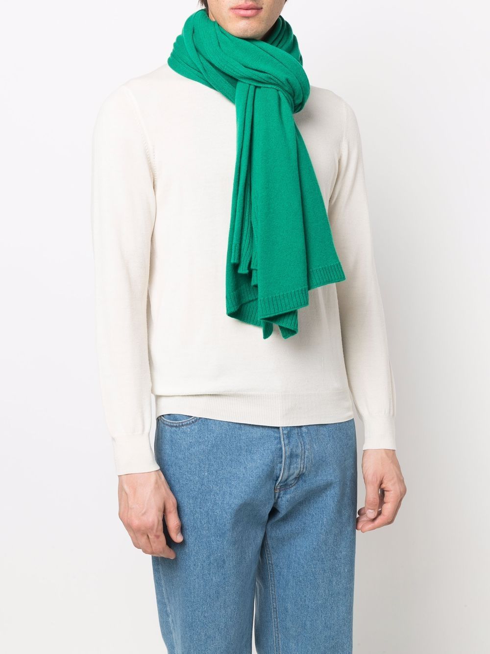 фото Antonella rizza ribbed-knit cashmere scarf