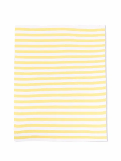Little Bear striped knitted blanket 