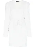 ROTATE BIRGER CHRISTENSEN Samantha sequin wrap dress - White