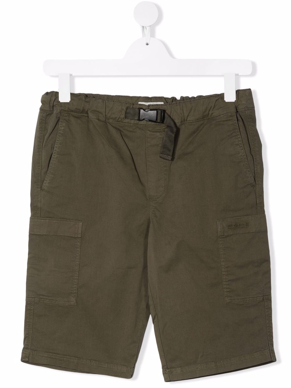 фото Woolrich kids teen belted cargo shorts