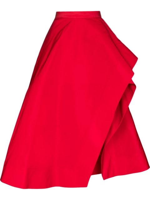 Alexander McQueen asymmetric ruffled skirt