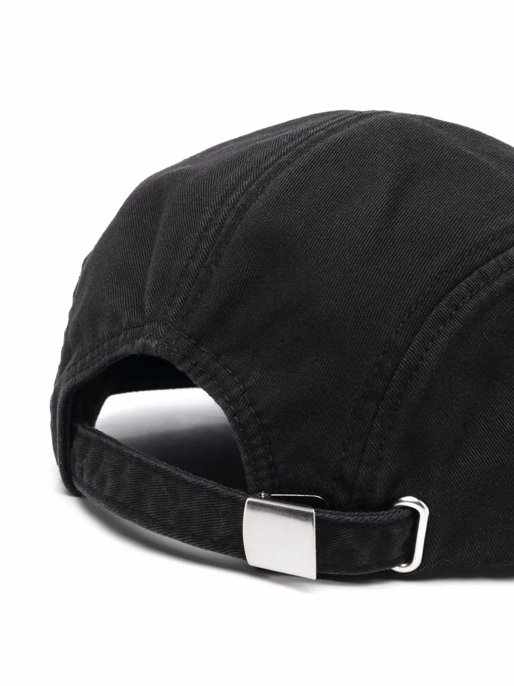 MM6 Maison Margiela Kids Honkbalpet met geborduurd logo - Zwart