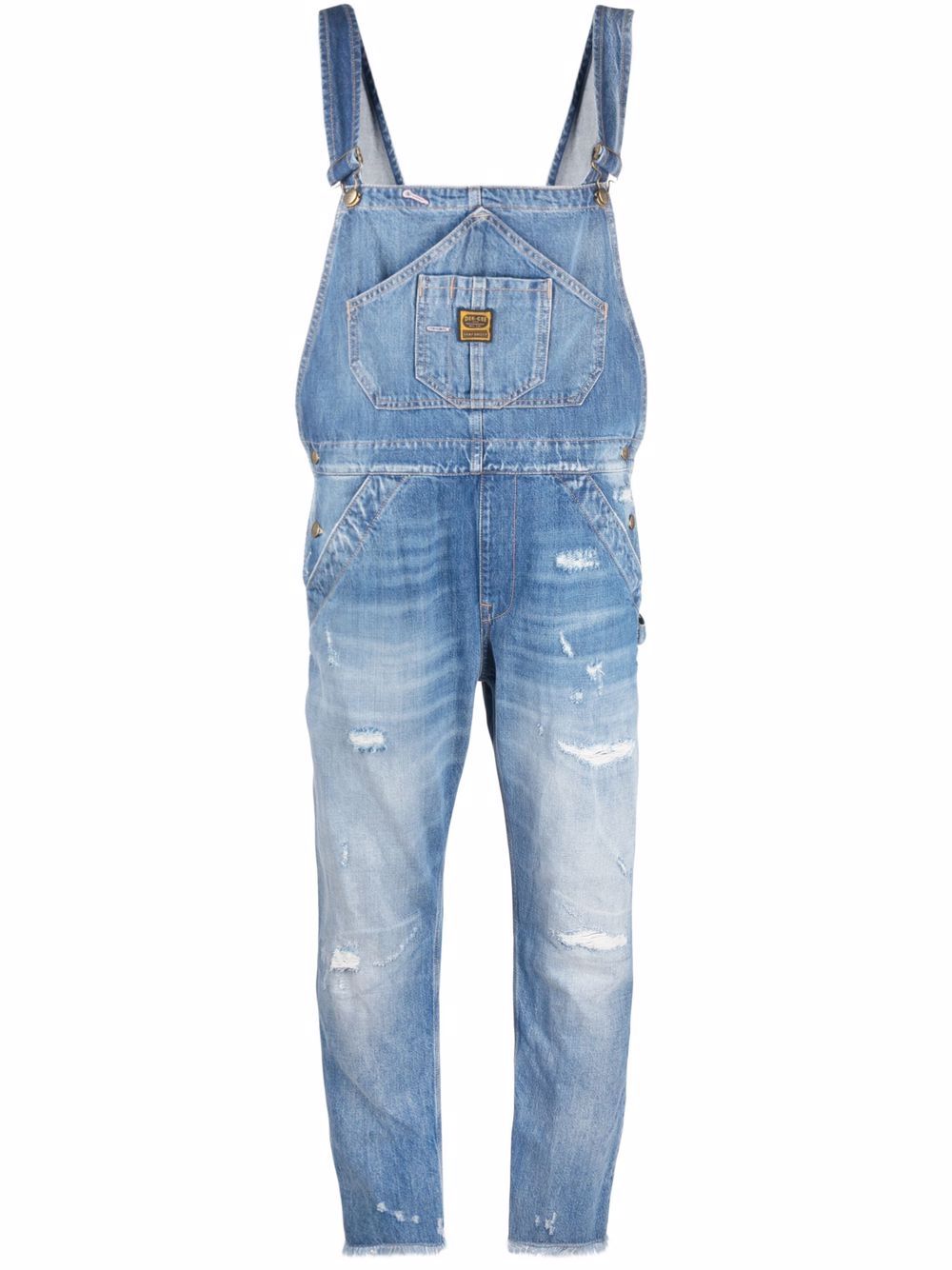 фото Washington dee cee distressed-effect denim dungarees