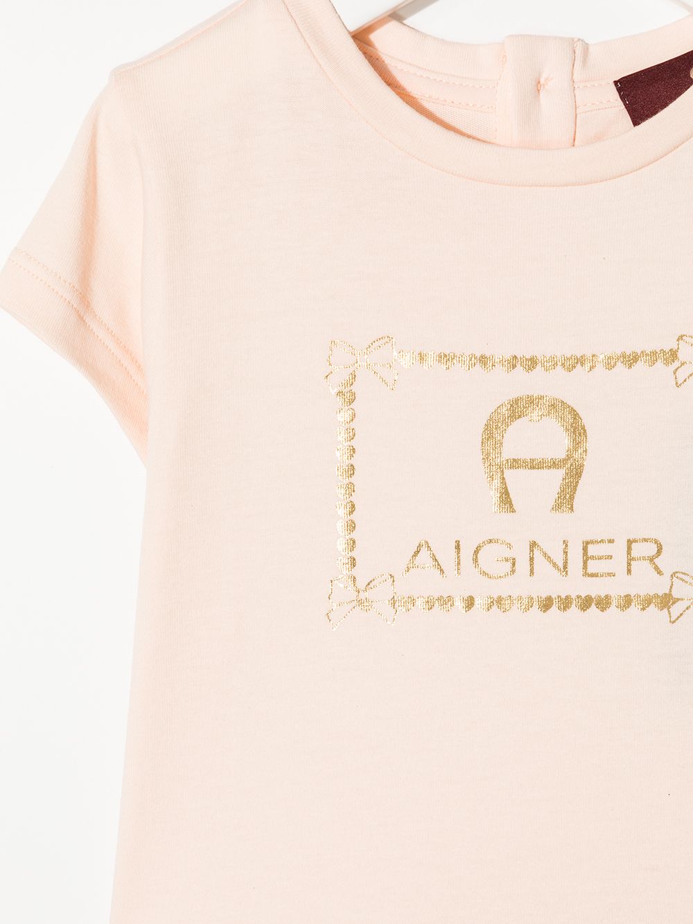 фото Aigner kids платье-футболка с логотипом