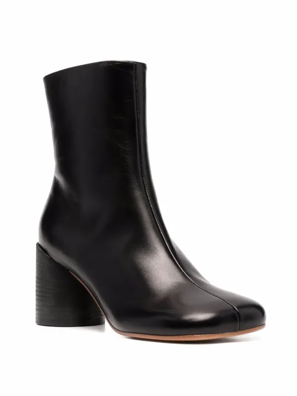 MM6 Maison Margiela Anatomic Leather Ankle Boots - Farfetch