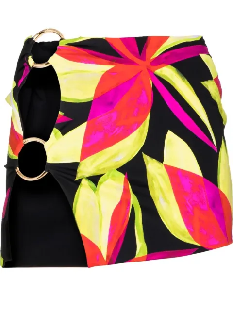 Louisa Ballou double-ring mini skirt