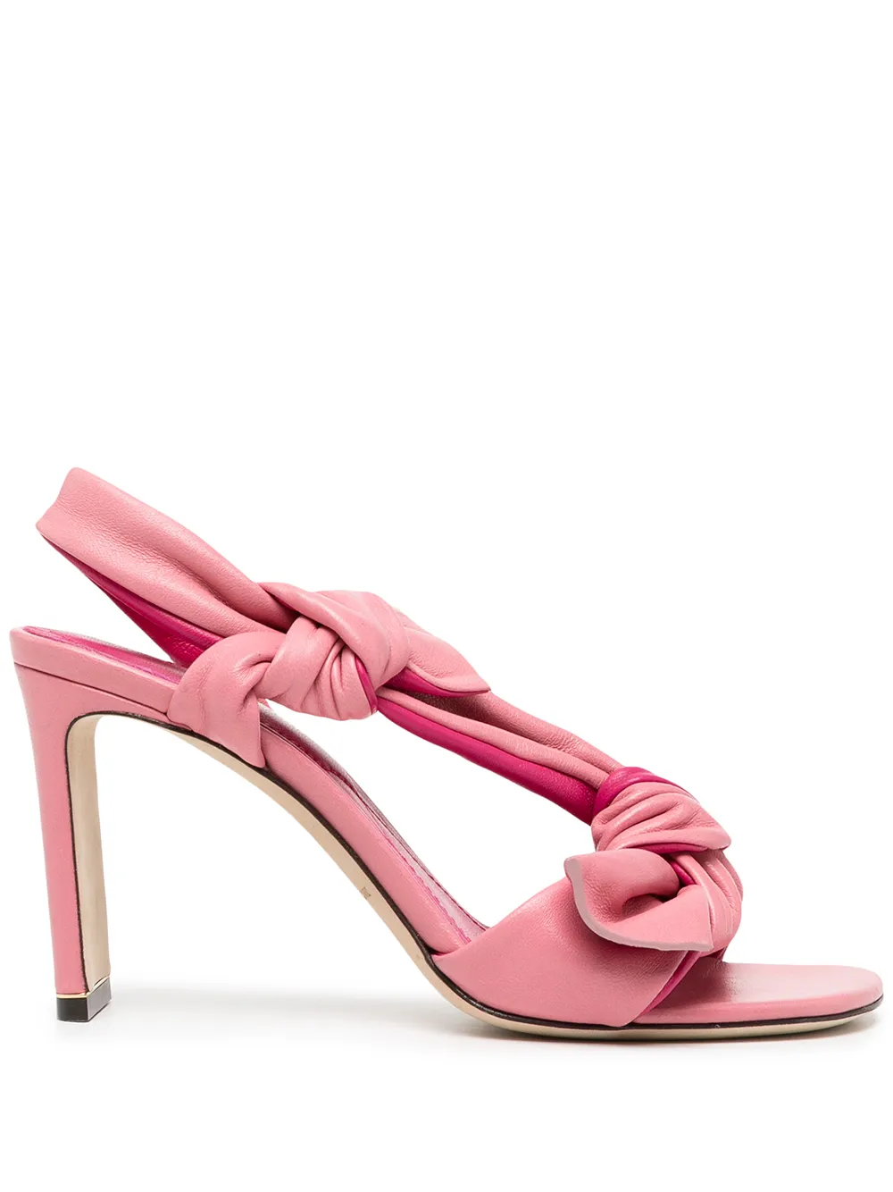 

Nicholas Kirkwood TWIST TIE 80mm sandals - Pink