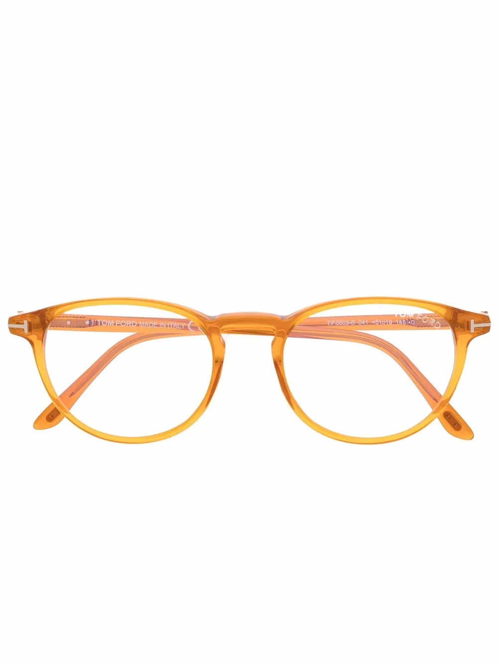 

TOM FORD Eyewear round-frame glasses - Orange