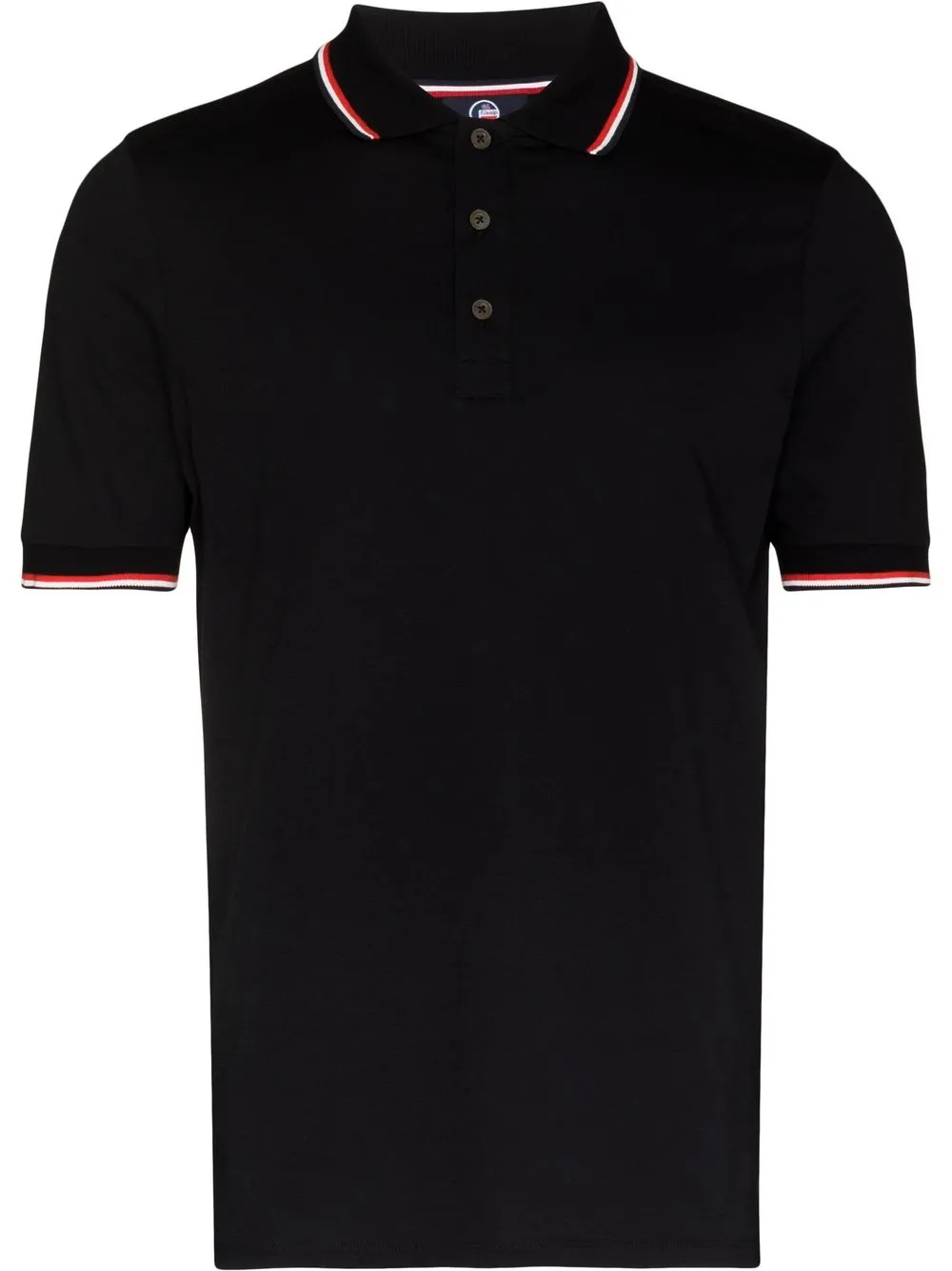 

Fusalp playera tipo polo con parche del logo - Negro