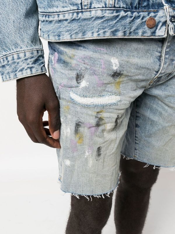 Purple Brand Paint Splatter Jeans - Farfetch