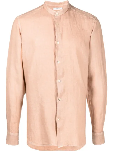 Boglioli long-sleeve linen shirt