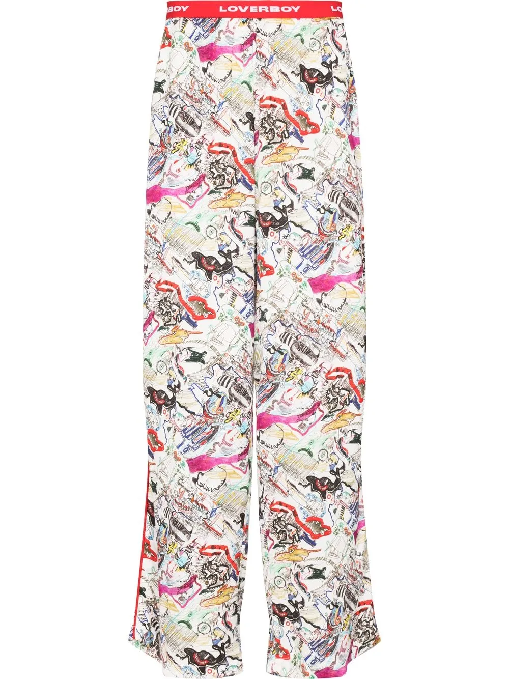 

Charles Jeffrey Loverboy x Browns crunchy biscuits trousers - White