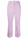 DSQUARED2 cropped tailored trousers - Purple