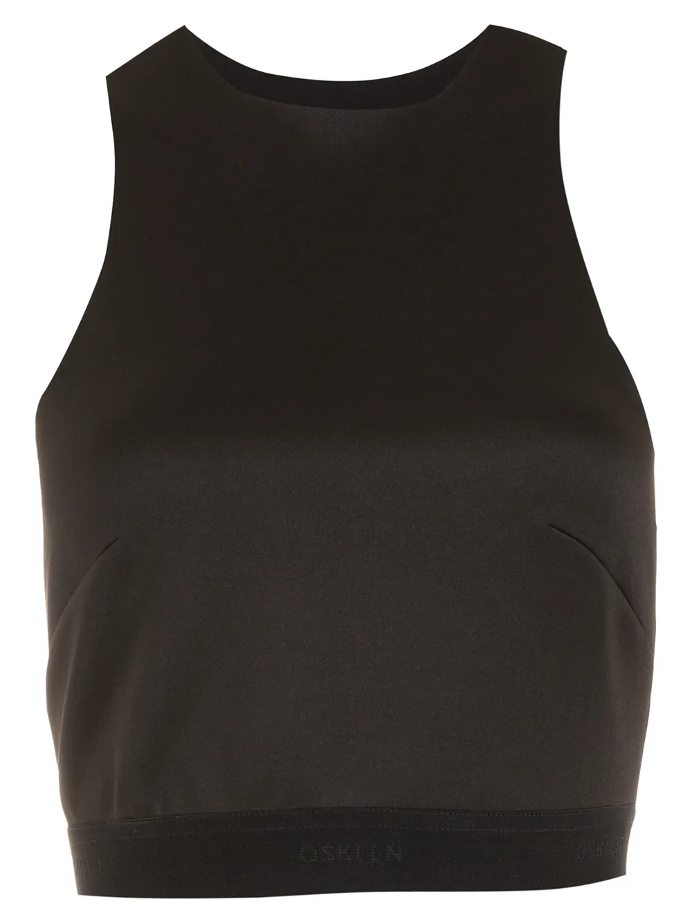 

Osklen cropped sheer tank top - Black