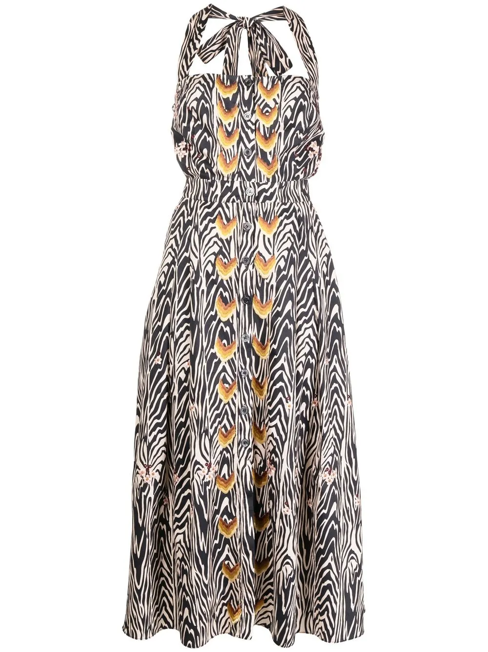 

Temperley London vestido Valerie - Negro