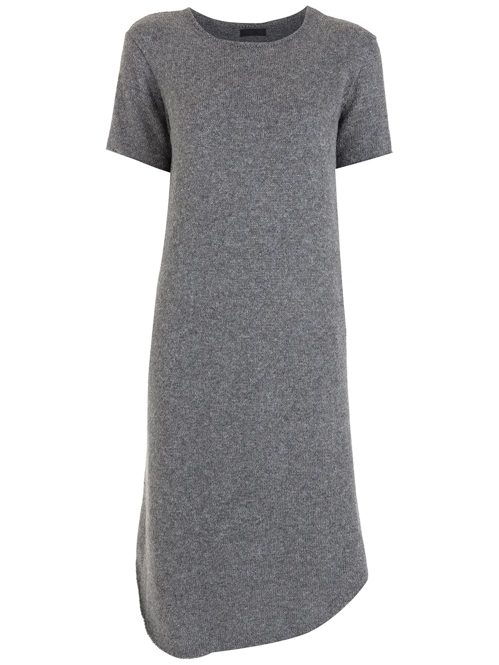 

Osklen vestido estilo playera asimétrico - Gris