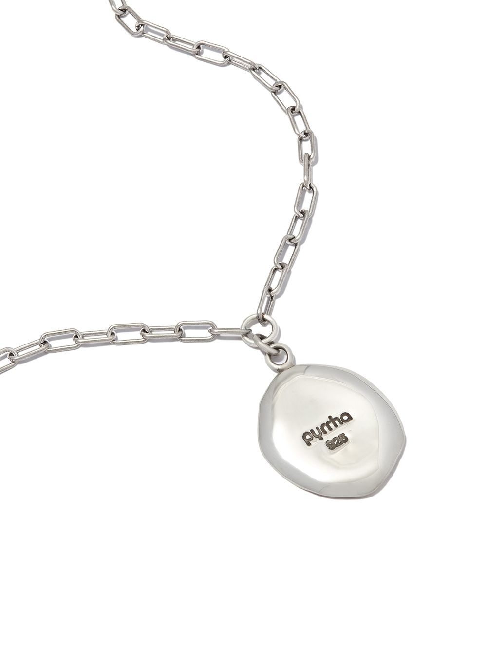 Shop Pyrrha Sterling Silver Struggle And Emerge Necklace In Silber
