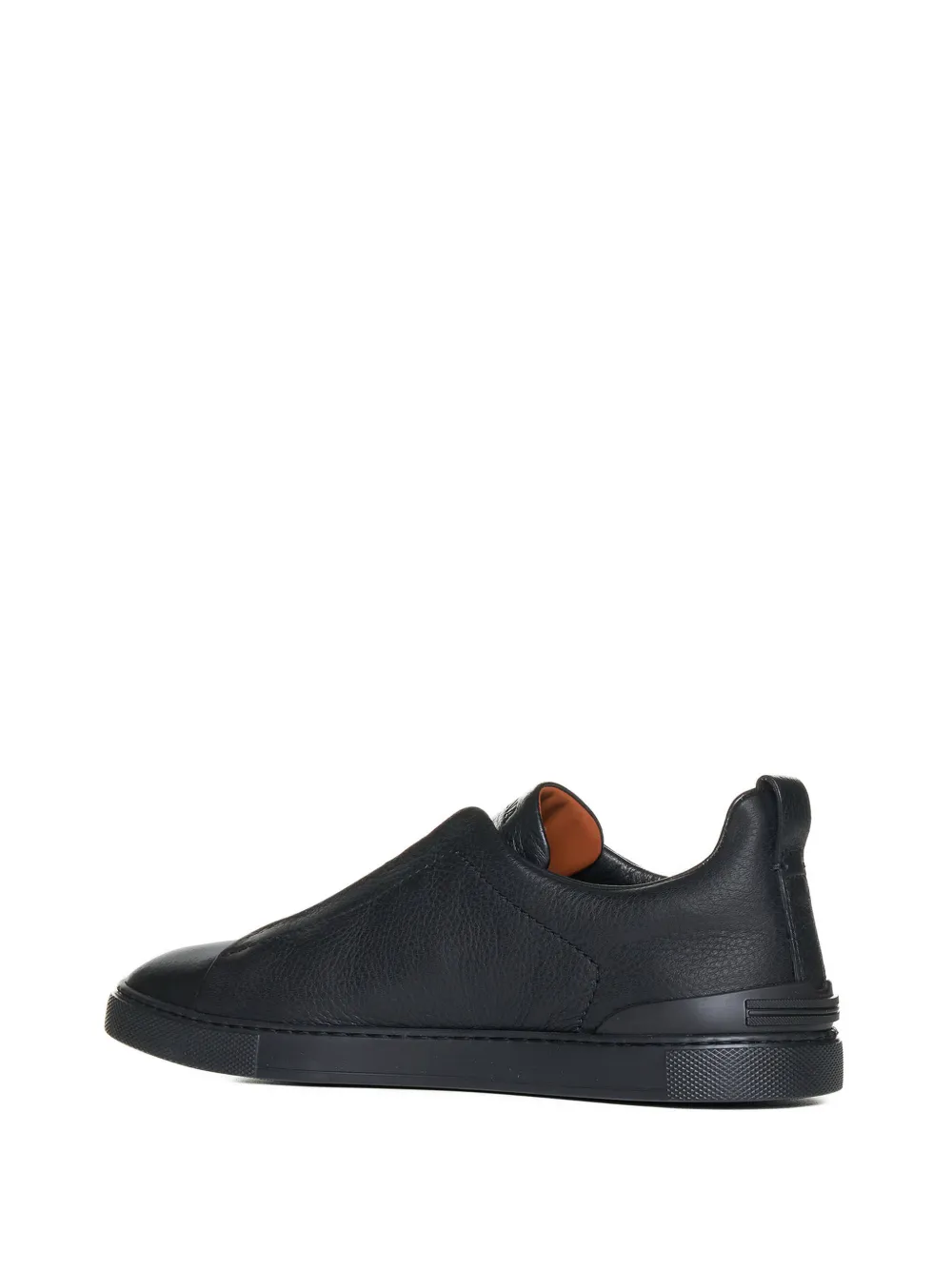  Zegna Triple Stitch Sneakers   Schwarz 