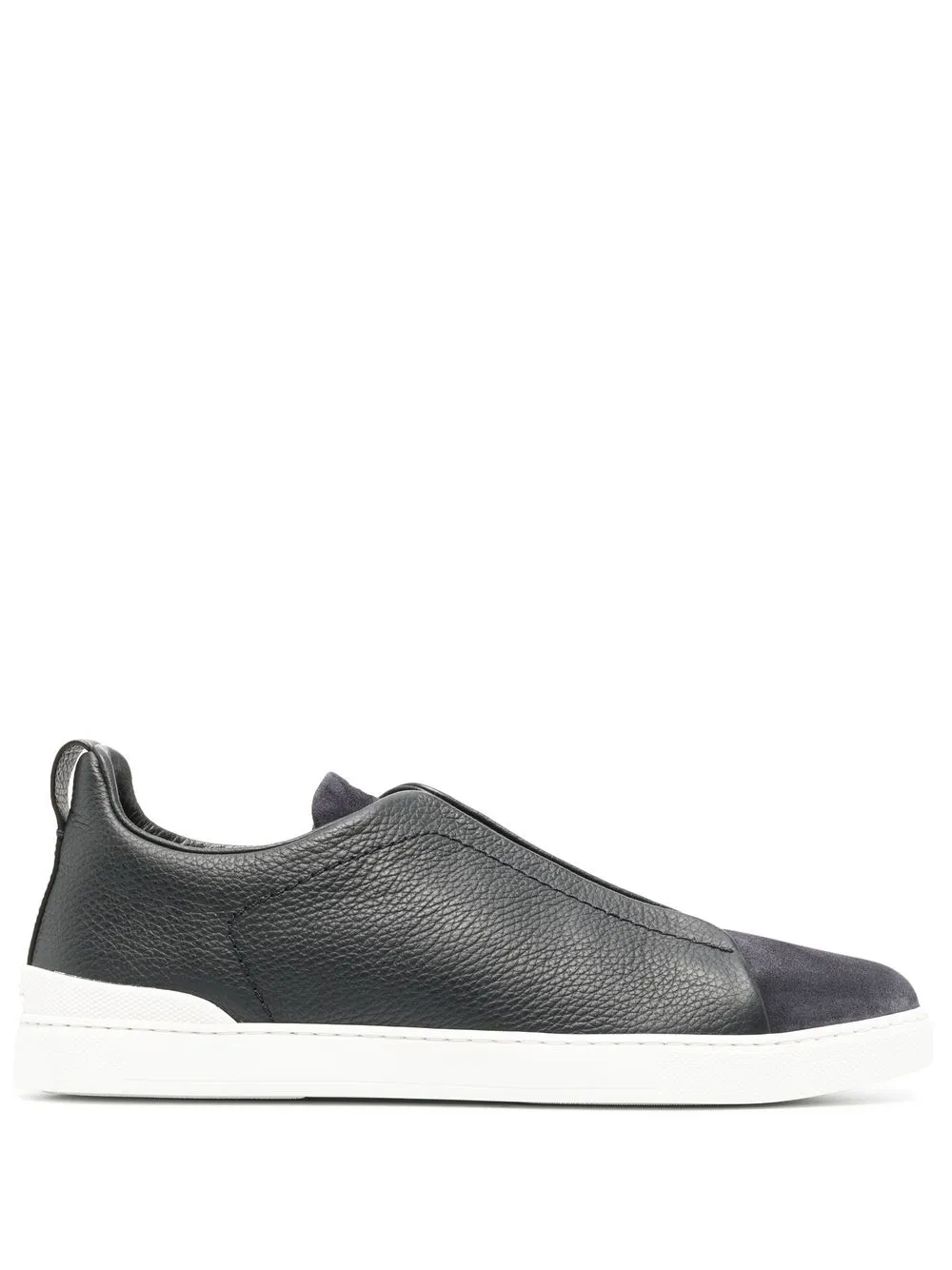 

Zegna triple-stitch low-top sneakers - Blue