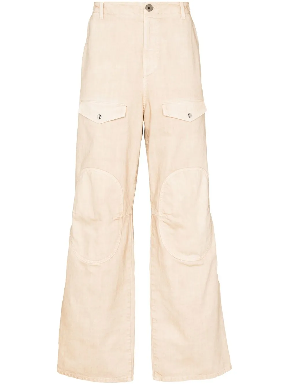 

Lanvin Military wide-leg jeans - Neutrals