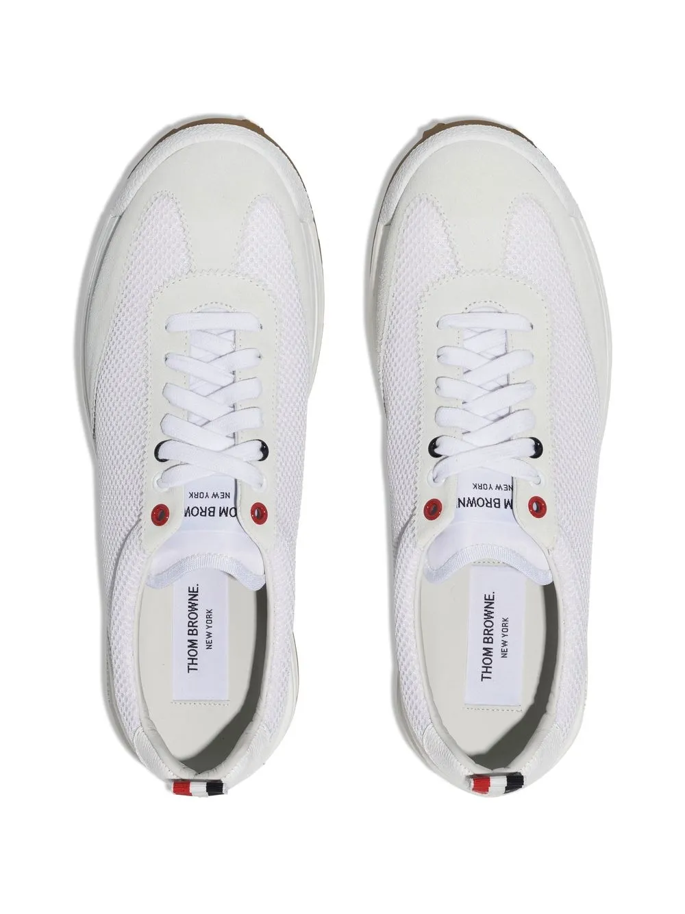 スニーカー *THOM BROWNE* RWB Sneakers White MFD137A06107100 MFD137A0610 Thom Browne sneakers - White - Men | MFD137A06107100 | thebs.com
