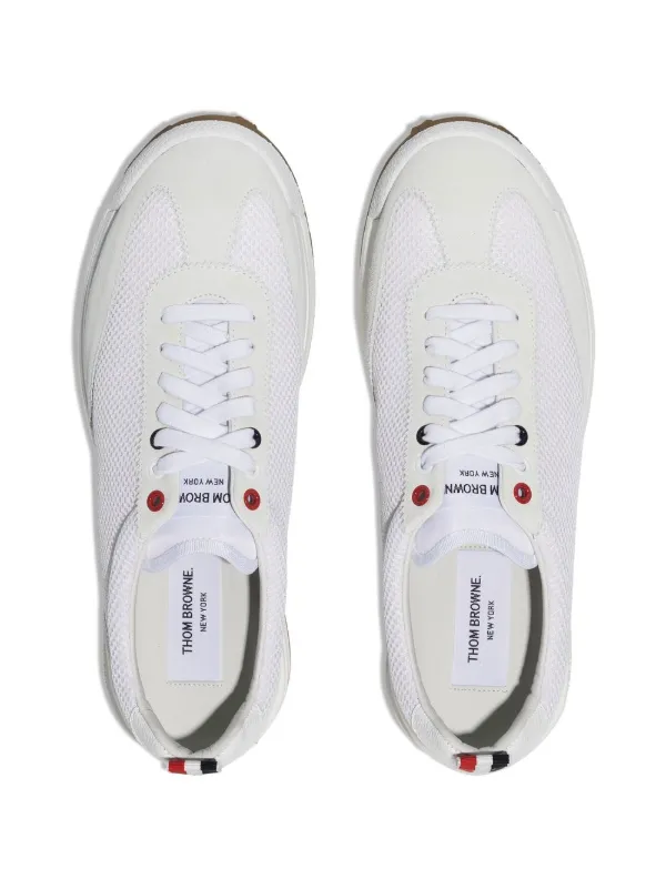 Thom Browne low-top Panelled Sneakers | White | FARFETCH
