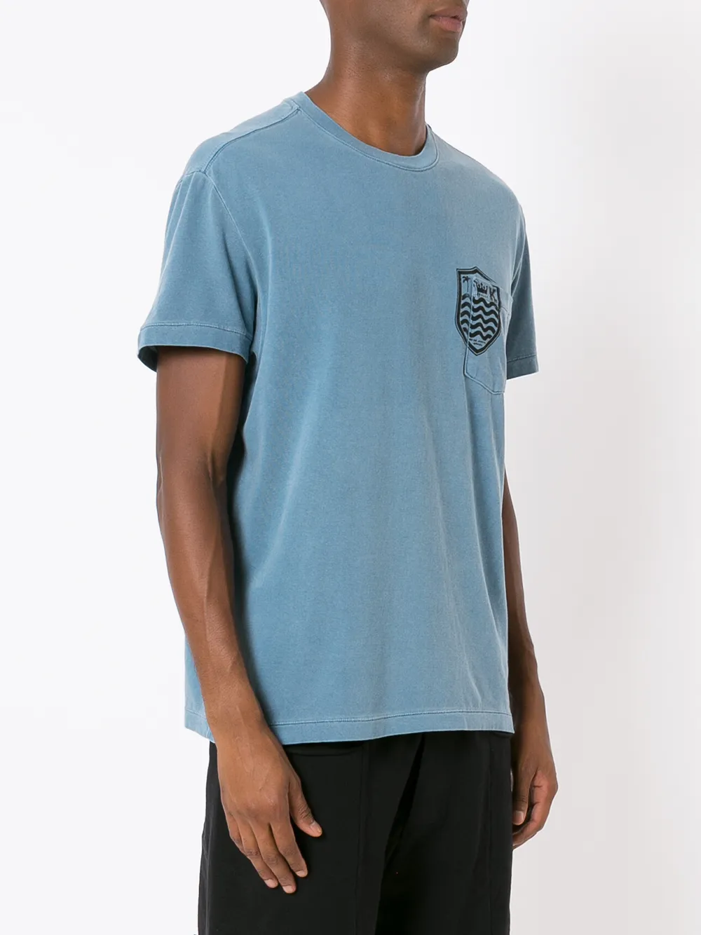 Osklen T-shirt met borstzak Blauw