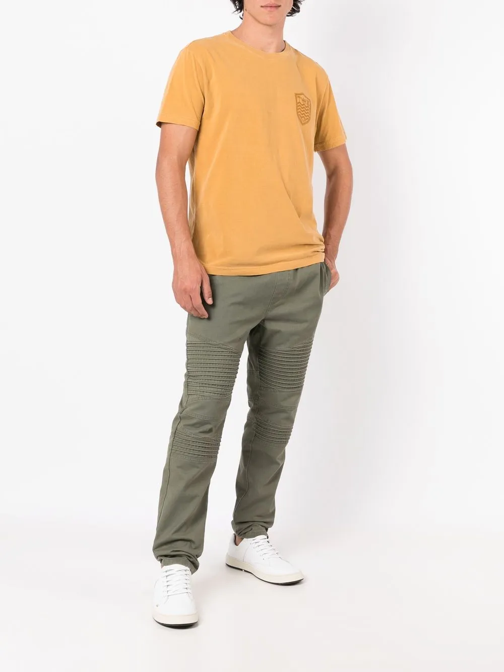 Osklen T-shirt met logoprint - Geel