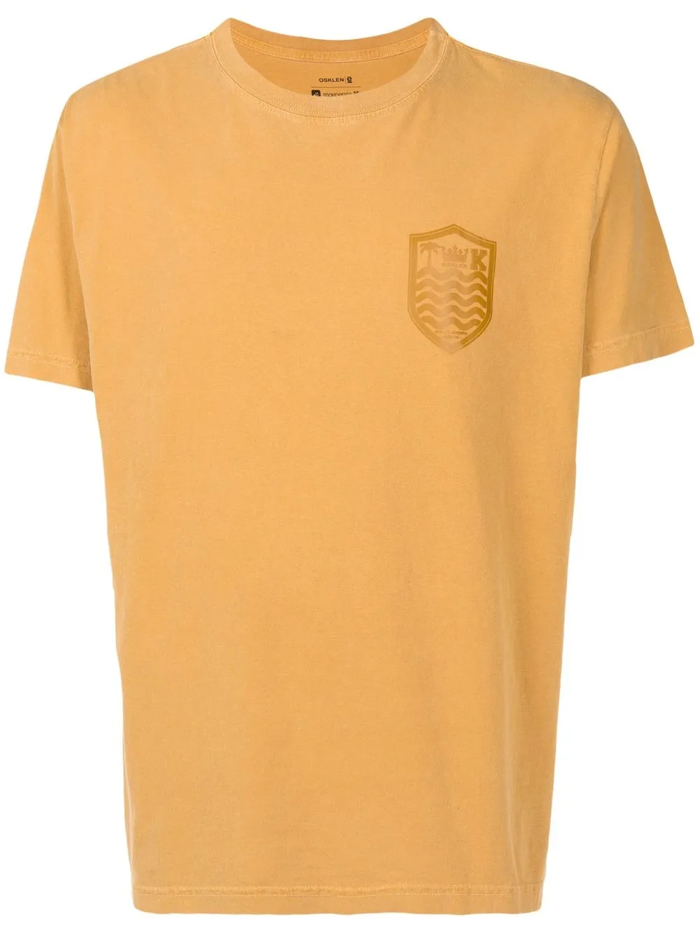 

Osklen logo print T-shirt - Yellow