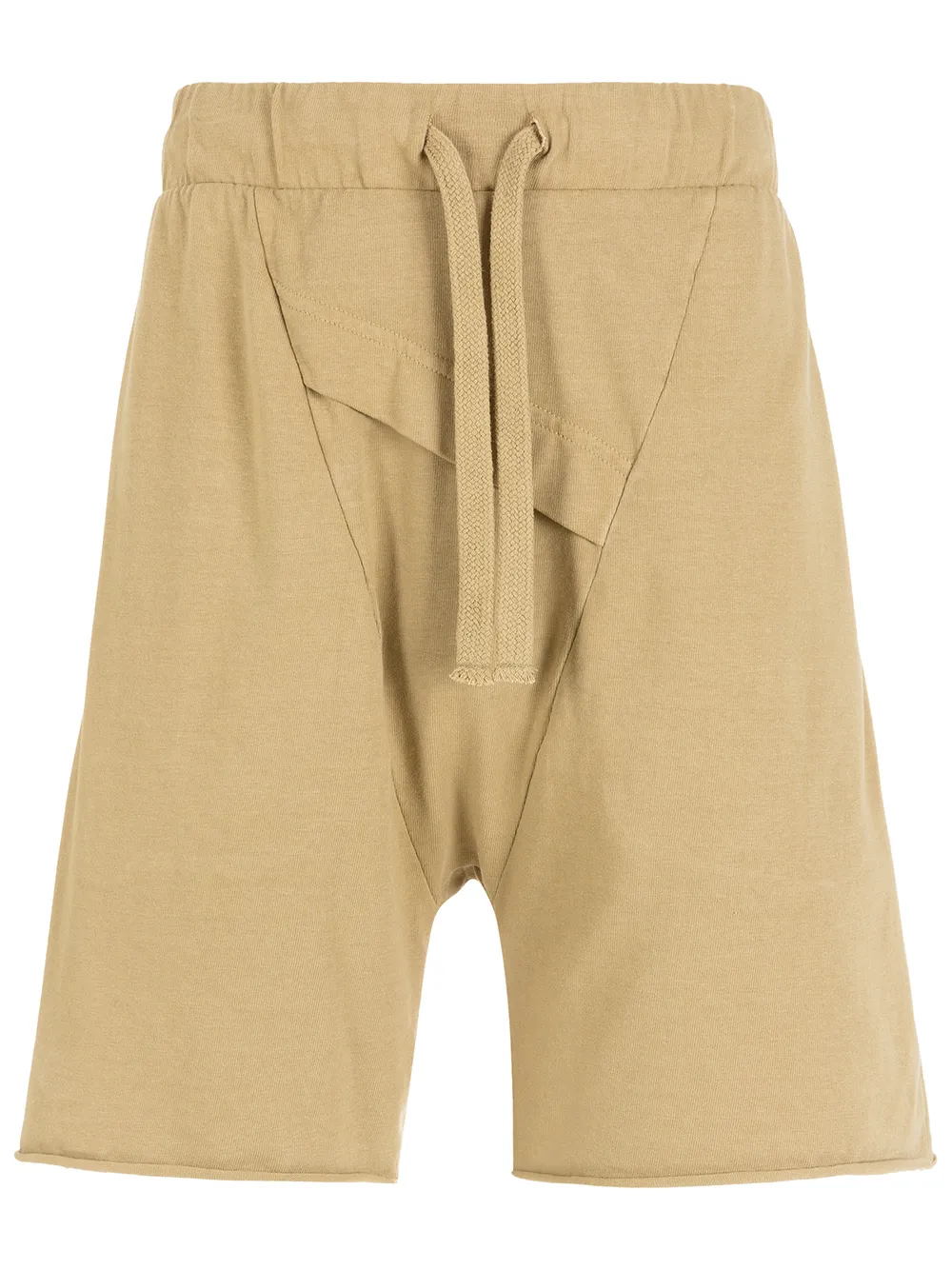 

Osklen drop-crotch track shorts - Brown