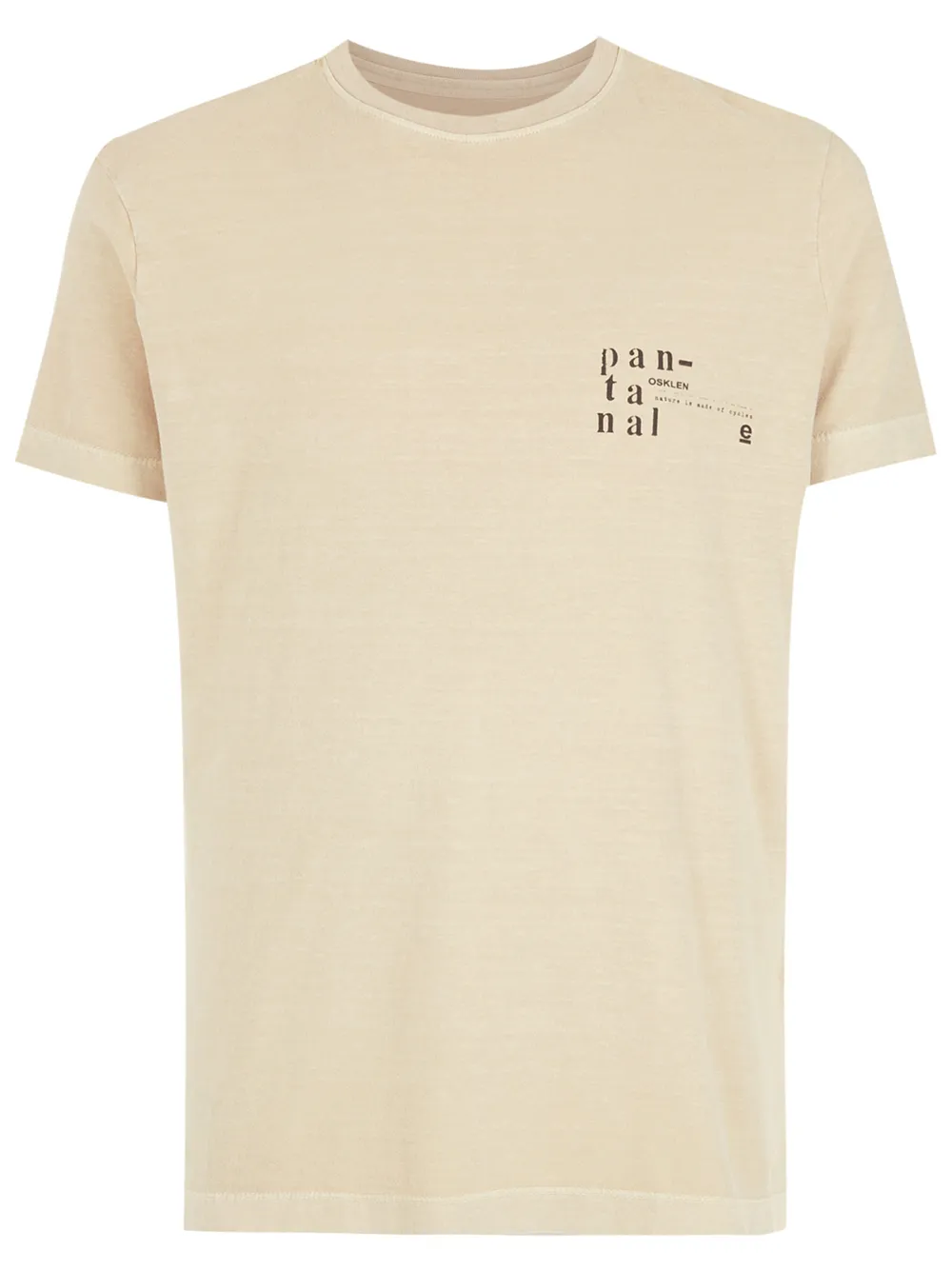 

Osklen slogan-print T-shirt - Neutrals