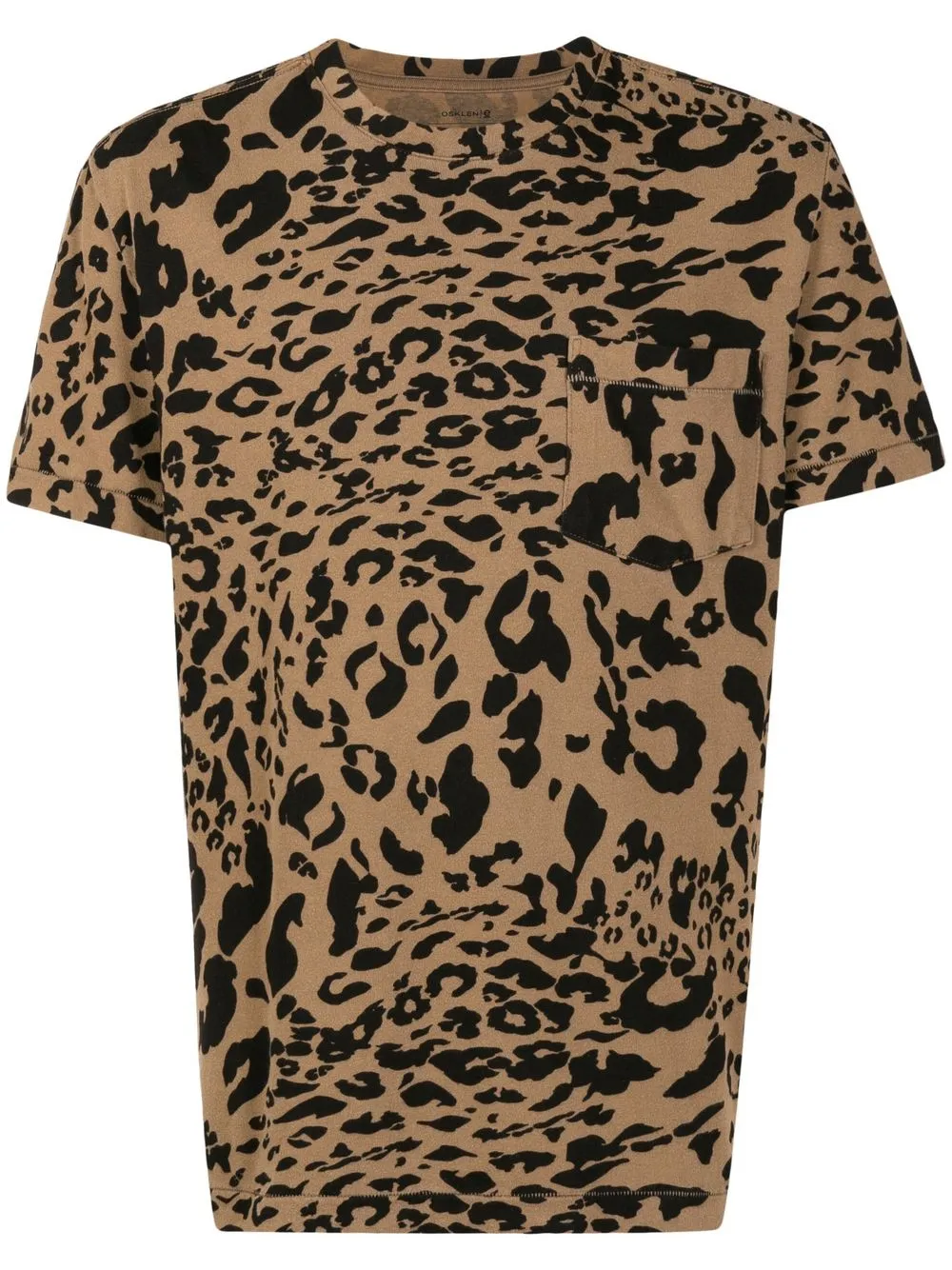 

Osklen leopard print T-shirt - Brown