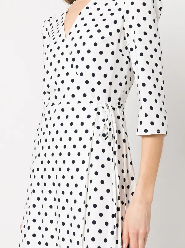 Reformation Hilltop polka-dot dress 