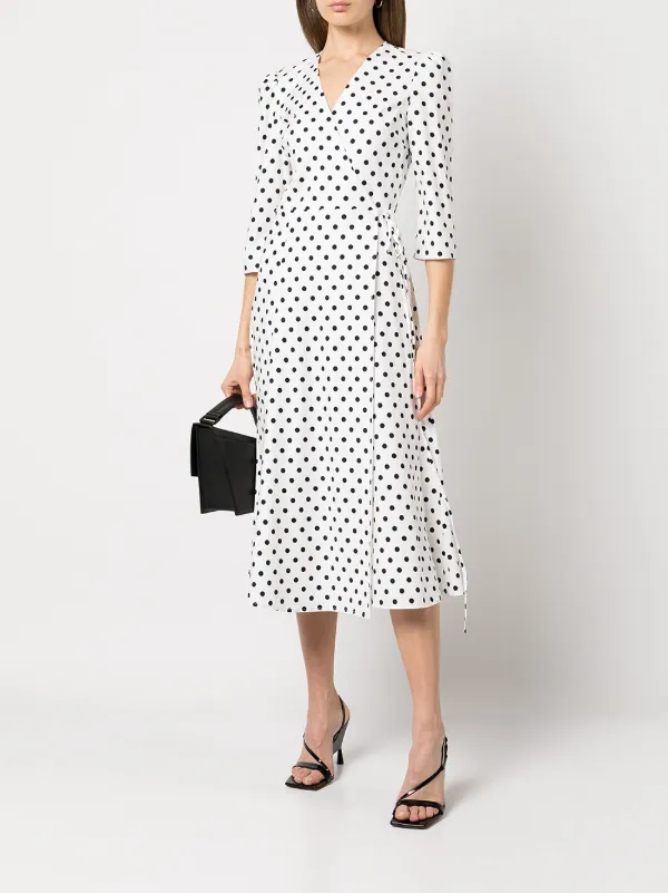 Reformation Hilltop polka-dot Dress 