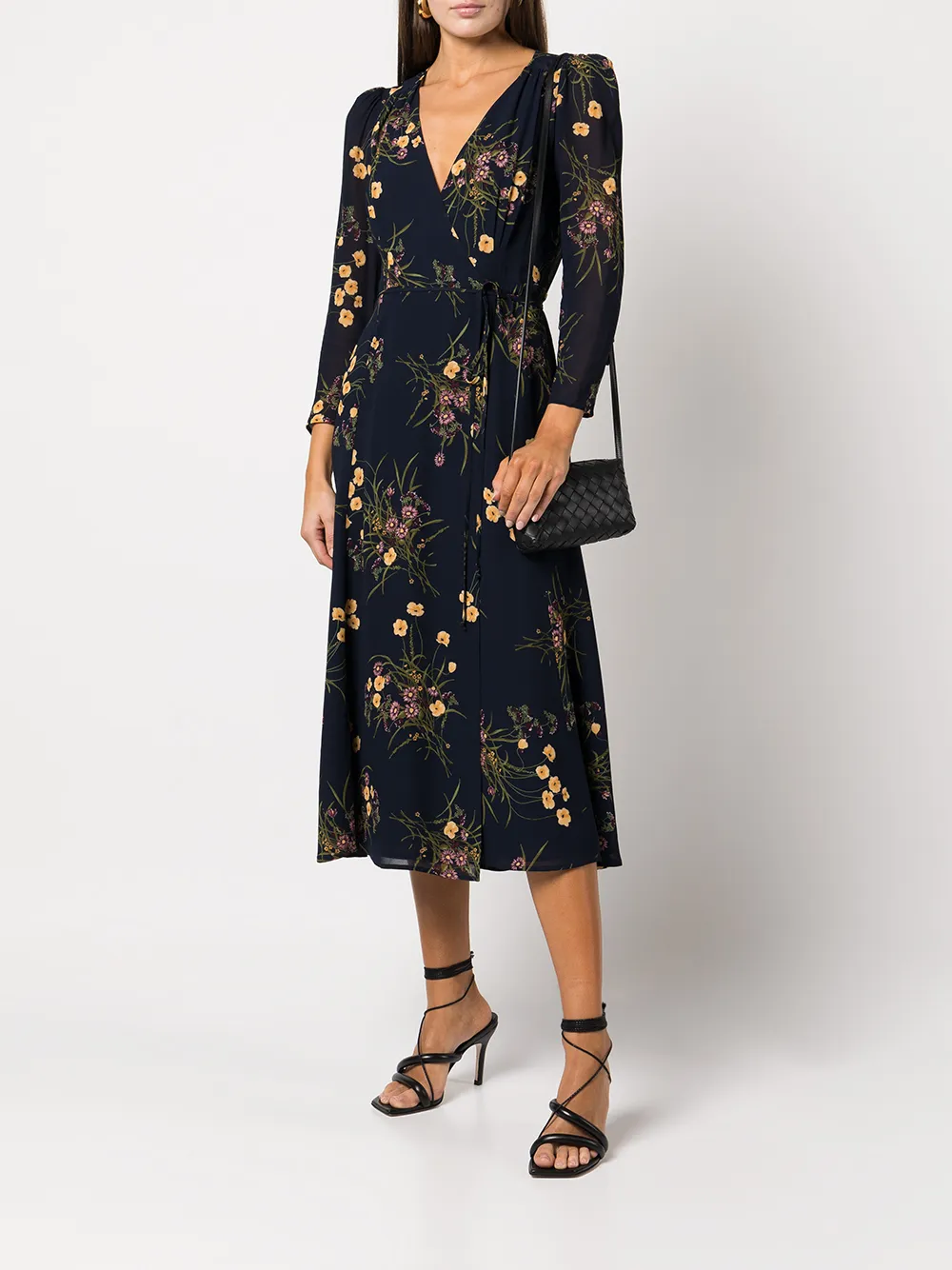 Reformation Melba floral-print Wrap Dress - Farfetch